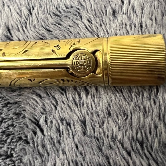 Antique Waterman’s Ideal 0552 ½ V Gold-Filled Filigree Fountain Pen - Picture 3 of 9